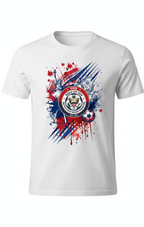 USMNT FIFA 2026 fan tee back view red white blue