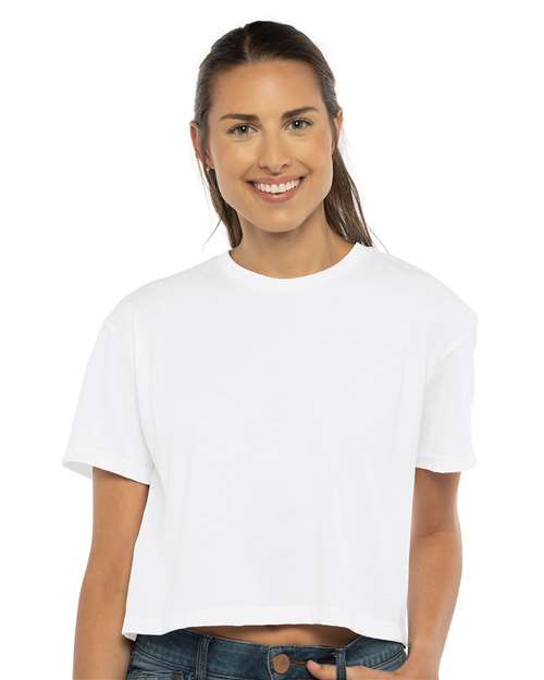 Customizable Women's Ideal Crop Top 4.2oz 100% Cotton