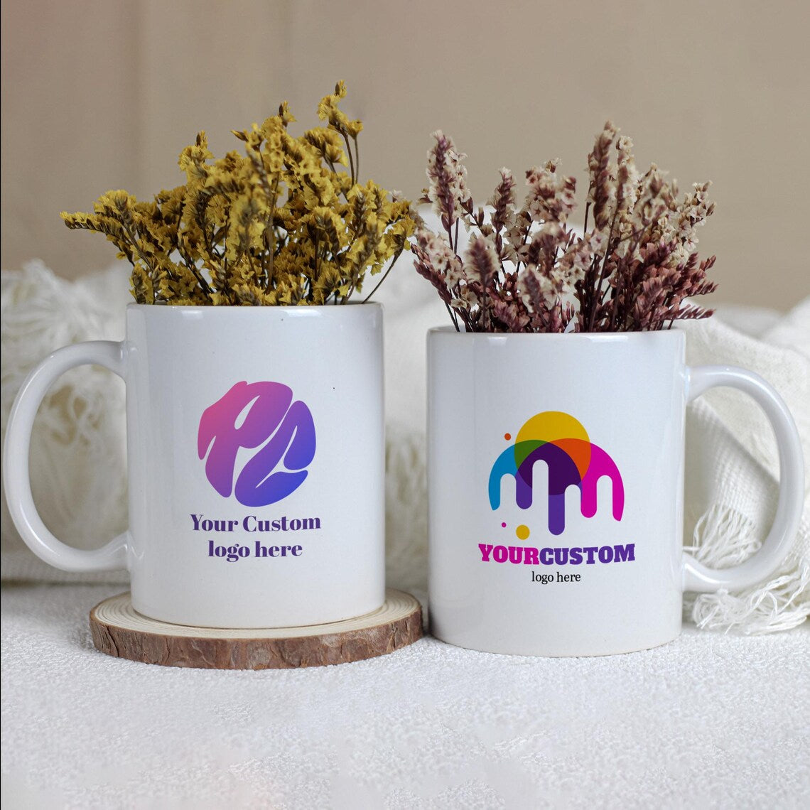 Custom Logo Mug | Personalized Coffee & Tea Cup