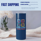 Custom Logo Tumbler | Personalized 20oz Skinny Tumbler
