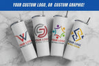 Custom Logo Tumbler | Personalized 20oz Skinny Tumbler