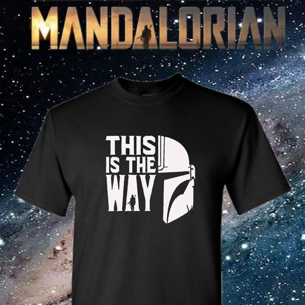 Star Wars Mandalorian (This Is The Way) Heavy Cotton Adult Unisex 6 oz. T-Shirt