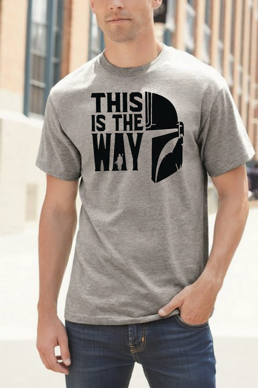 Star Wars Mandalorian (This Is The Way) Heavy Cotton Adult Unisex 6 oz. T-Shirt