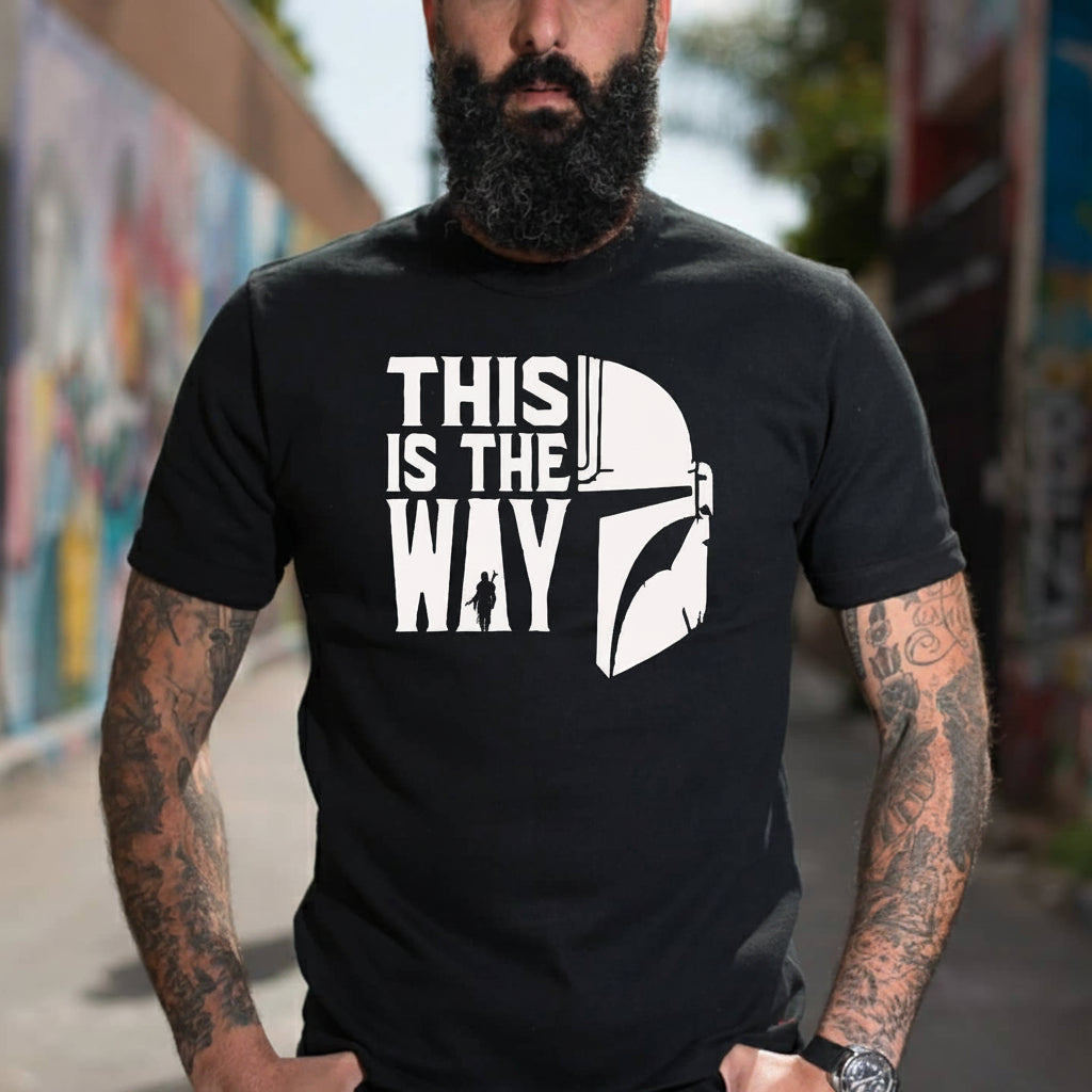Star Wars Mandalorian (This Is The Way) Heavy Cotton Adult Unisex 6 oz. T-Shirt