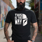 Star Wars Mandalorian (This Is The Way) Heavy Cotton Adult Unisex 6 oz. T-Shirt