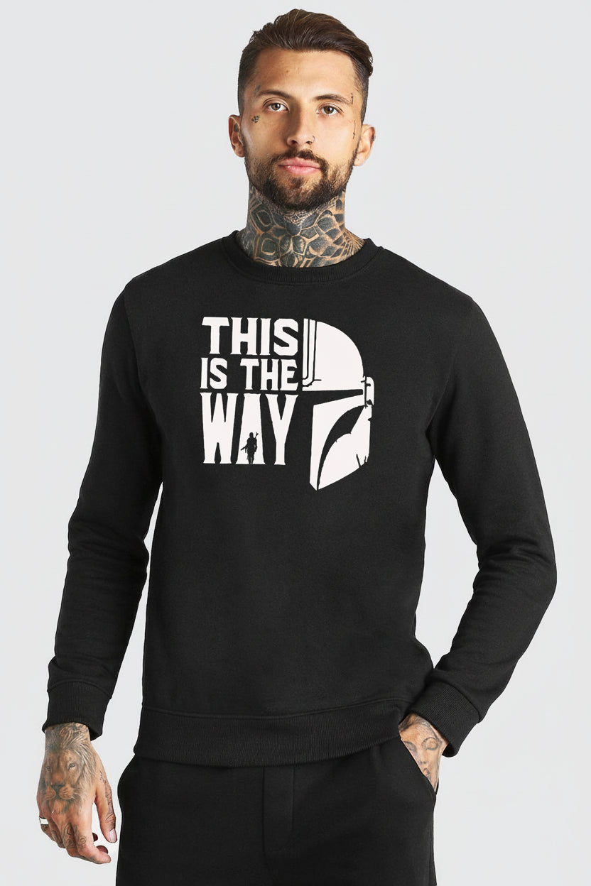 Star Wars Mandalorian Unisex Midweight Crew Neck Sweatshirt