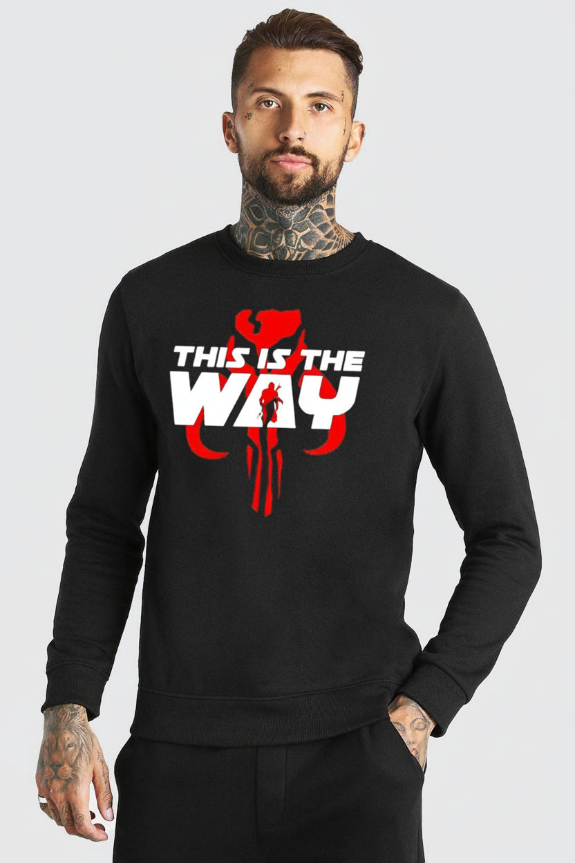 Star Wars Mandalorian Unisex Midweight Crew Neck Sweatshirt