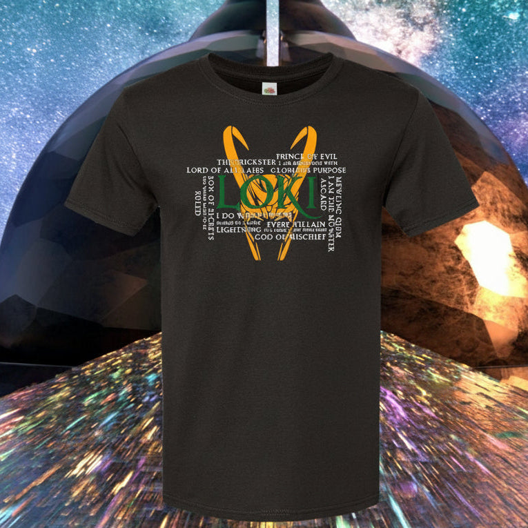 Loki (God of Mischief Quotes) Heavy Cotton Adult Unisex 6 oz. T-Shirt
