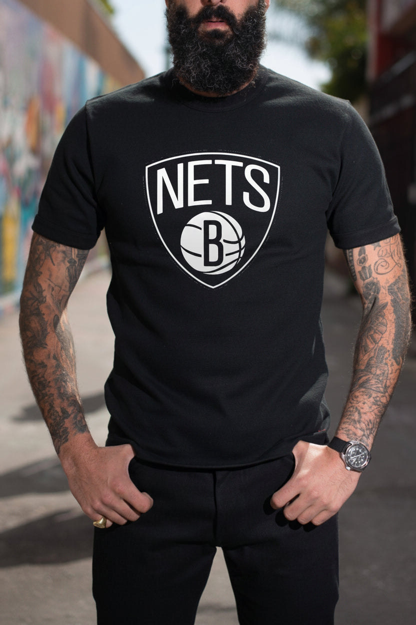 Brooklyn Nets T-Shirt: Unisex BKYLN Logo Tee