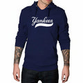 New York Yankees Unisex Midweight 8.5 oz Hooded Pullover Sweatshirt