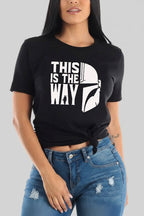 Star Wars Mandalorian (This Is The Way) Heavy Cotton Adult Unisex 6 oz. T-Shirt
