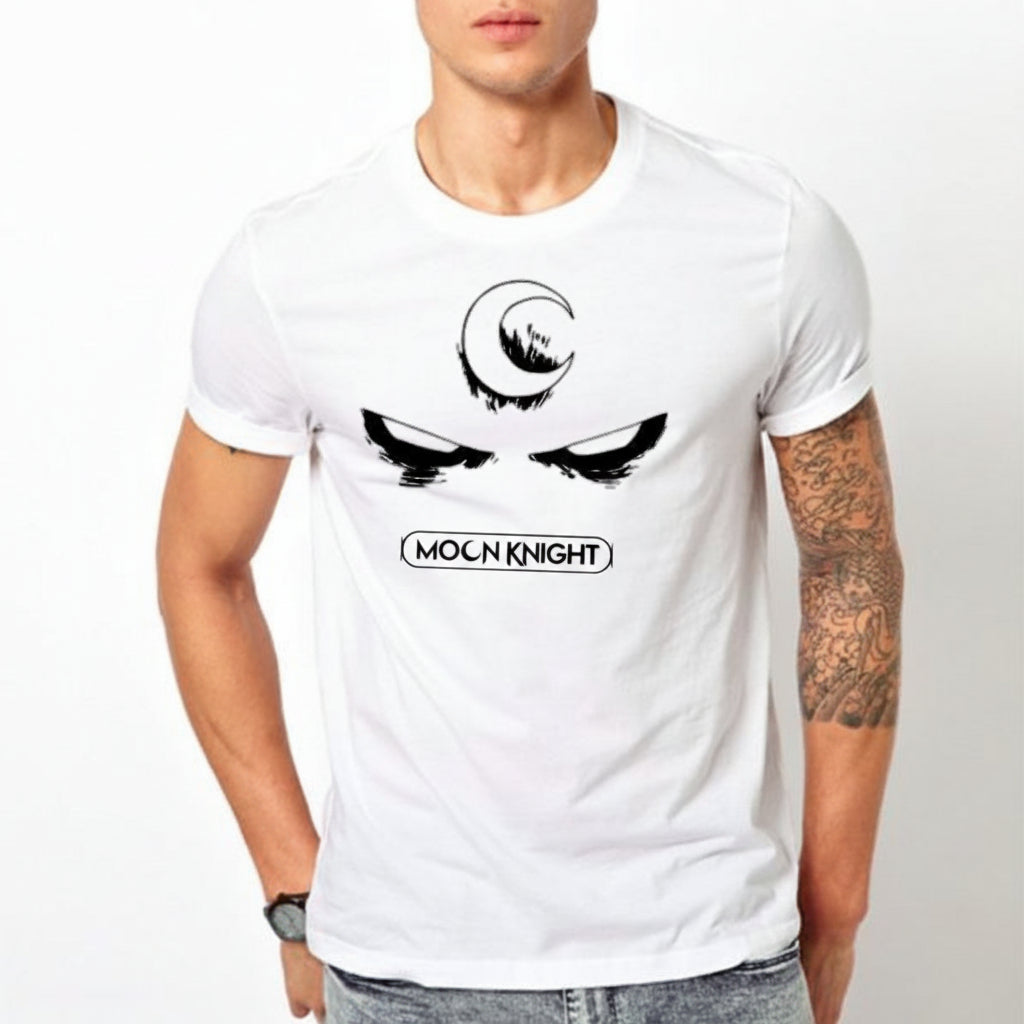 MoonKnight White Unisex Heavy Cotton Adult 6 oz. T-Shirt