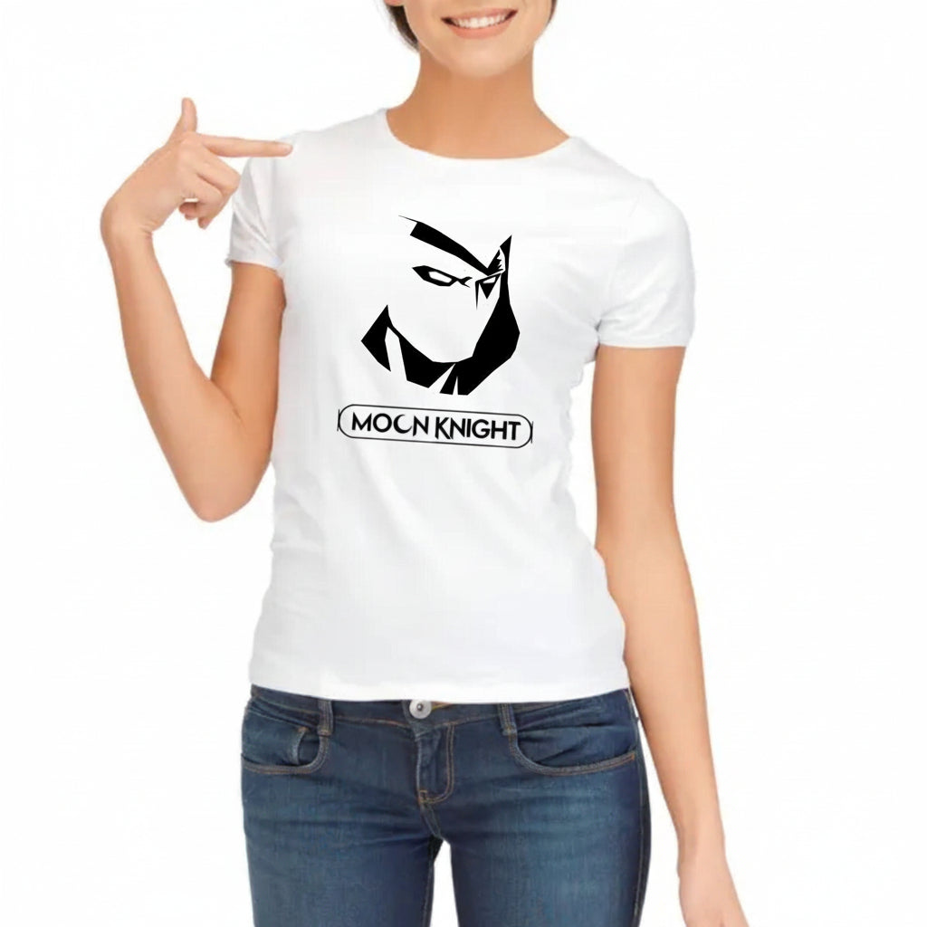 MoonKnight White Unisex Heavy Cotton Adult 6 oz. T-Shirt
