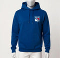 NYC Hockey Hoodie - Blue & Red Unisex 8.5oz Midweight Hooded Pullover Sweatshirt