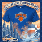 New York Dominican Basketball Shirt, Knicks Colors Basketball T-Shirt, Dominican Heritage, Unisex Graphic Tee, 5.3 oz 100% Cotton