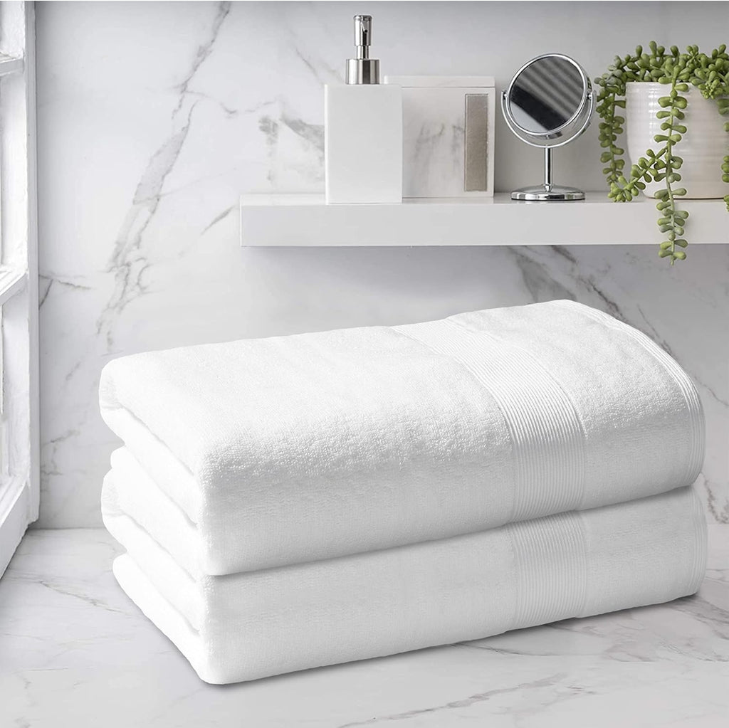 Monogrammed Embroidered Bath Towels (2-Pack) | Personalized Gift